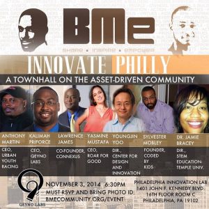 JOIN URBAN YOUTH AT BME’S INNOVATE PHILLY TOWNHALL: THE ASSET DRIVEN COMMUNITY